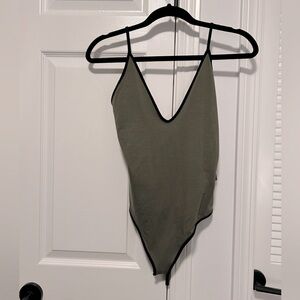 NWT Express Olive + Black Bodysuit